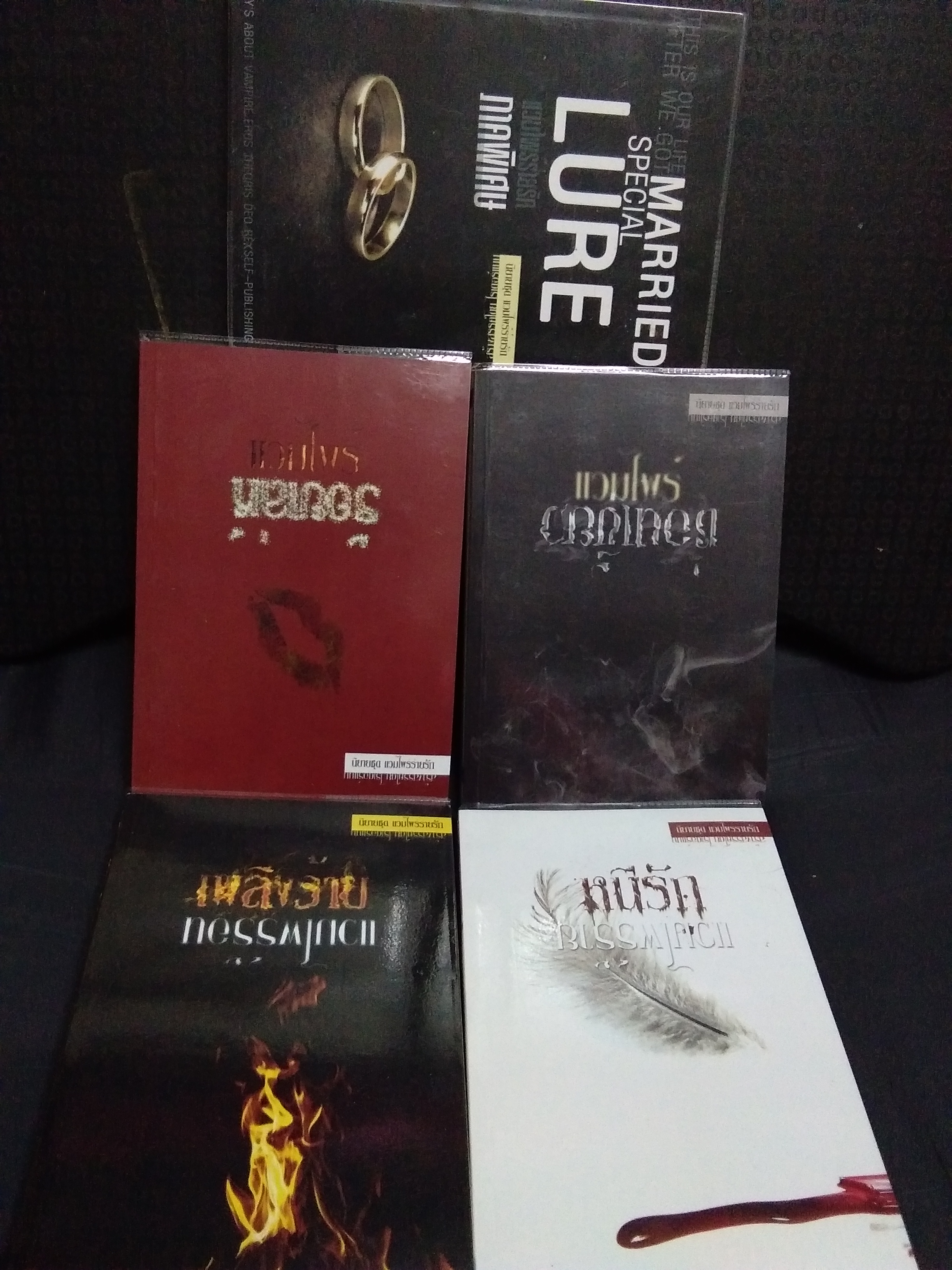 ซีรีย์ชุด แวมไพร์ร่ายรัก(มีลายเซ็นนักเขียนที่ปกใน)ลด30%/แนน
