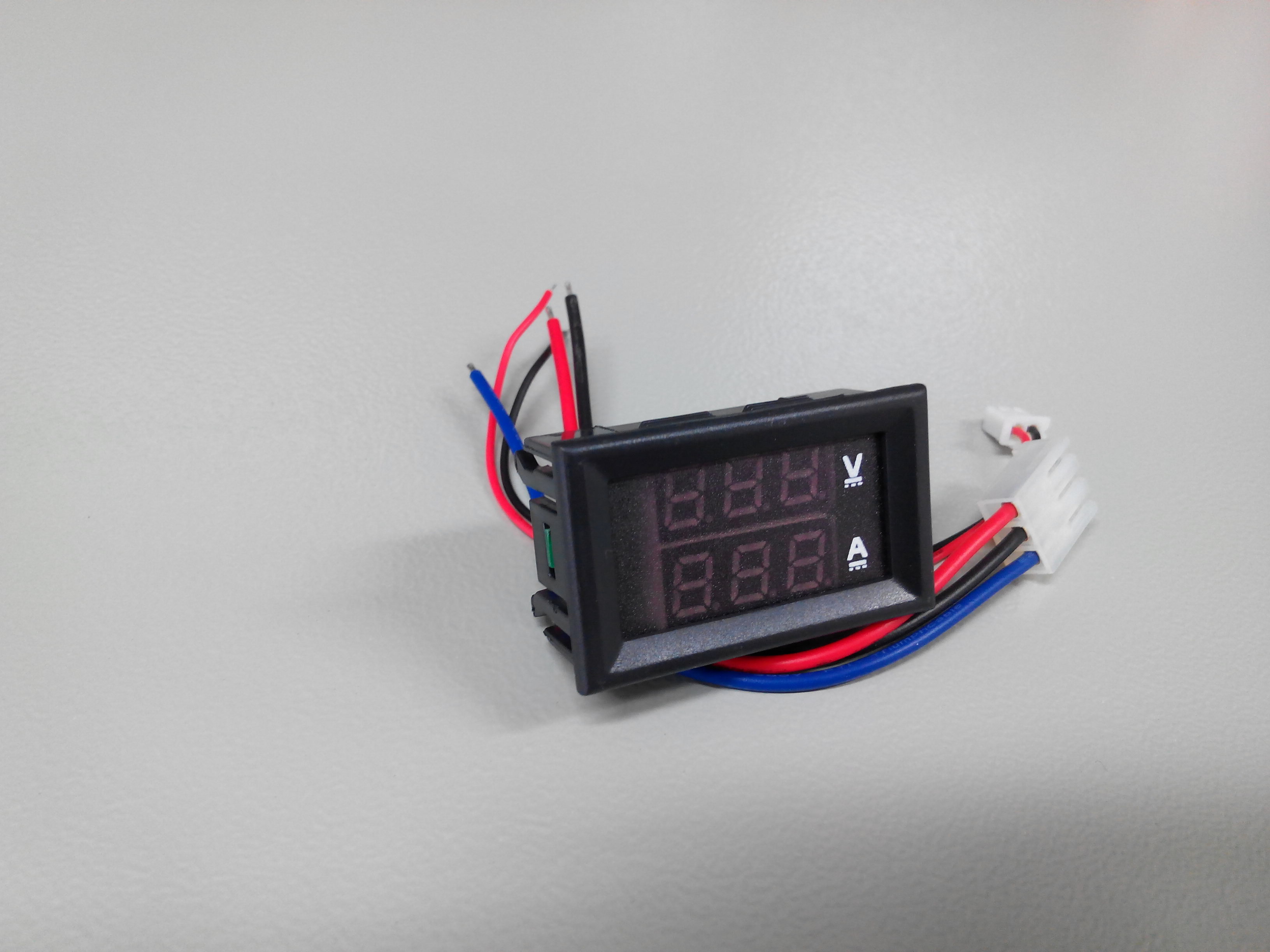 DC 0-100V 10A Digital Voltmeter & Amp-meter / Red Blue LED Dual display Meter
