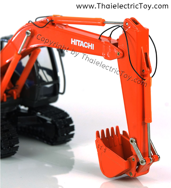 โมเดลรถแบคโฮ Hitachi Zaxis 200 วัสดุเป็นเหล็กทั้งคัน ขนาด 1:50 รายละเอียดสมจริง