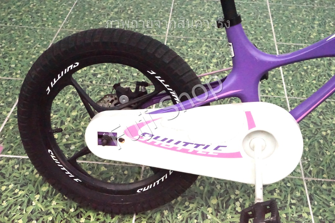 จักรยานเด็กญี่ปุ่น - ล้อ 16 นิ้ว - ไม่มีเกียร์ - อลูมิเนียม - สีม่วง [จักรยานมือสอง]
