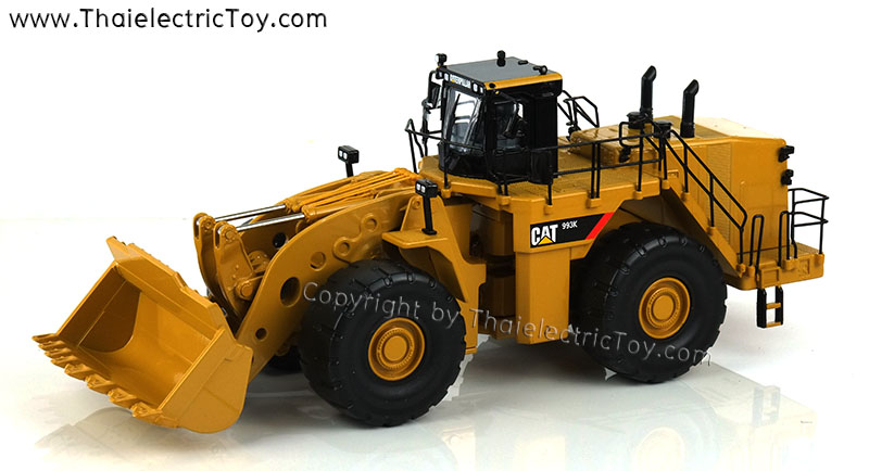 โมเดลรถก่อสร้าง CAT 993K Wheel Loader ขนาด 1:50 เป็นเหล็กทั้งคัน ล้อยาง หนัก 1.5 Kg