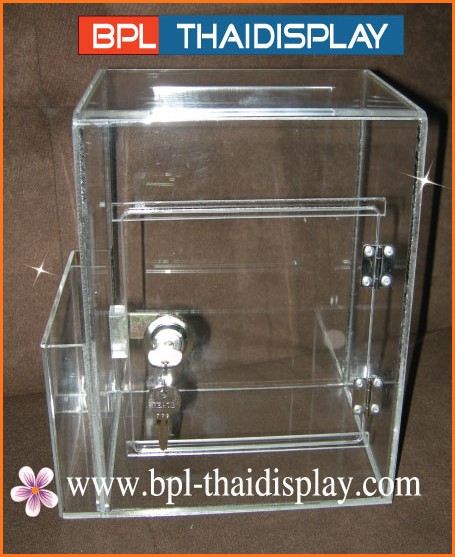 (มีสินค้า) กล่องรับความคิดเห็นพร้อมช่องใส่กระดาษ