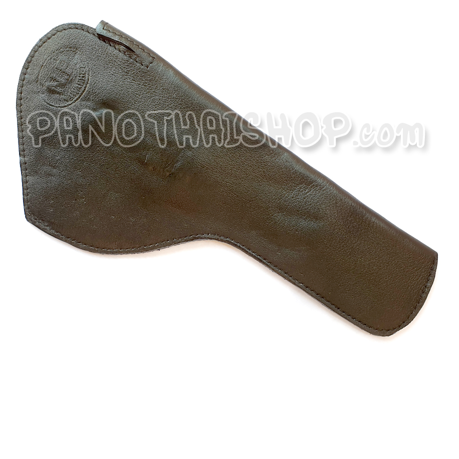 ซองปืนพกในหนังชามัวร์ สำหรับปืนลูกโม่ 6 นิ้ว ด้านซ้าย