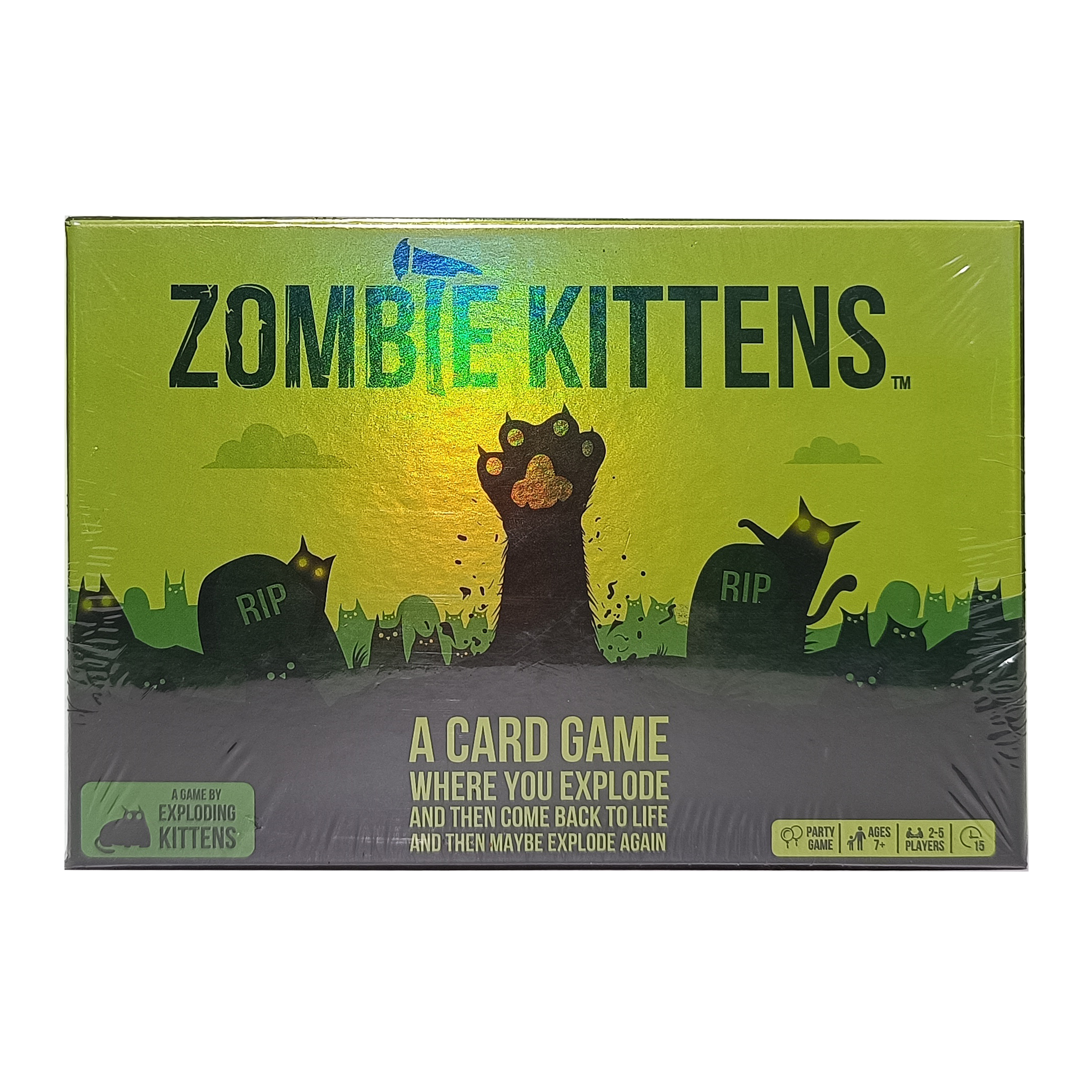 Game Card Exploding Kittens Zombie Kittens Special Edition Box เกมส์การ์ดแมวระเบิด แมวซอมบี้ แพ็คเสริม เกมกระดานเล่นได้หลายคน