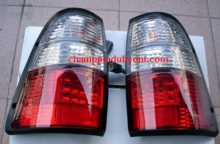 ไฟท้าย ISUZU TFR 97-02 DRAGON EYE ขาวแดงเพชร LED