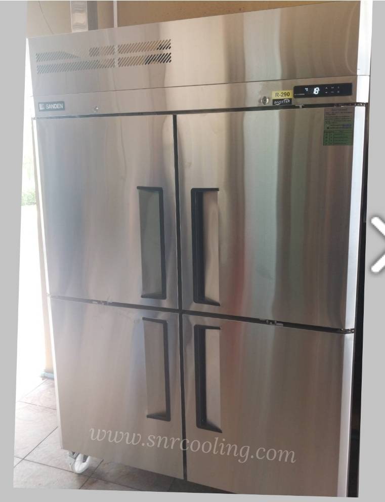 ตู้แช่แข็ง สแตนเลส SANDEN รุ่น SRF-1327 NO FROST FREEZER 4ประตู แช่แข็งทั้งตู้