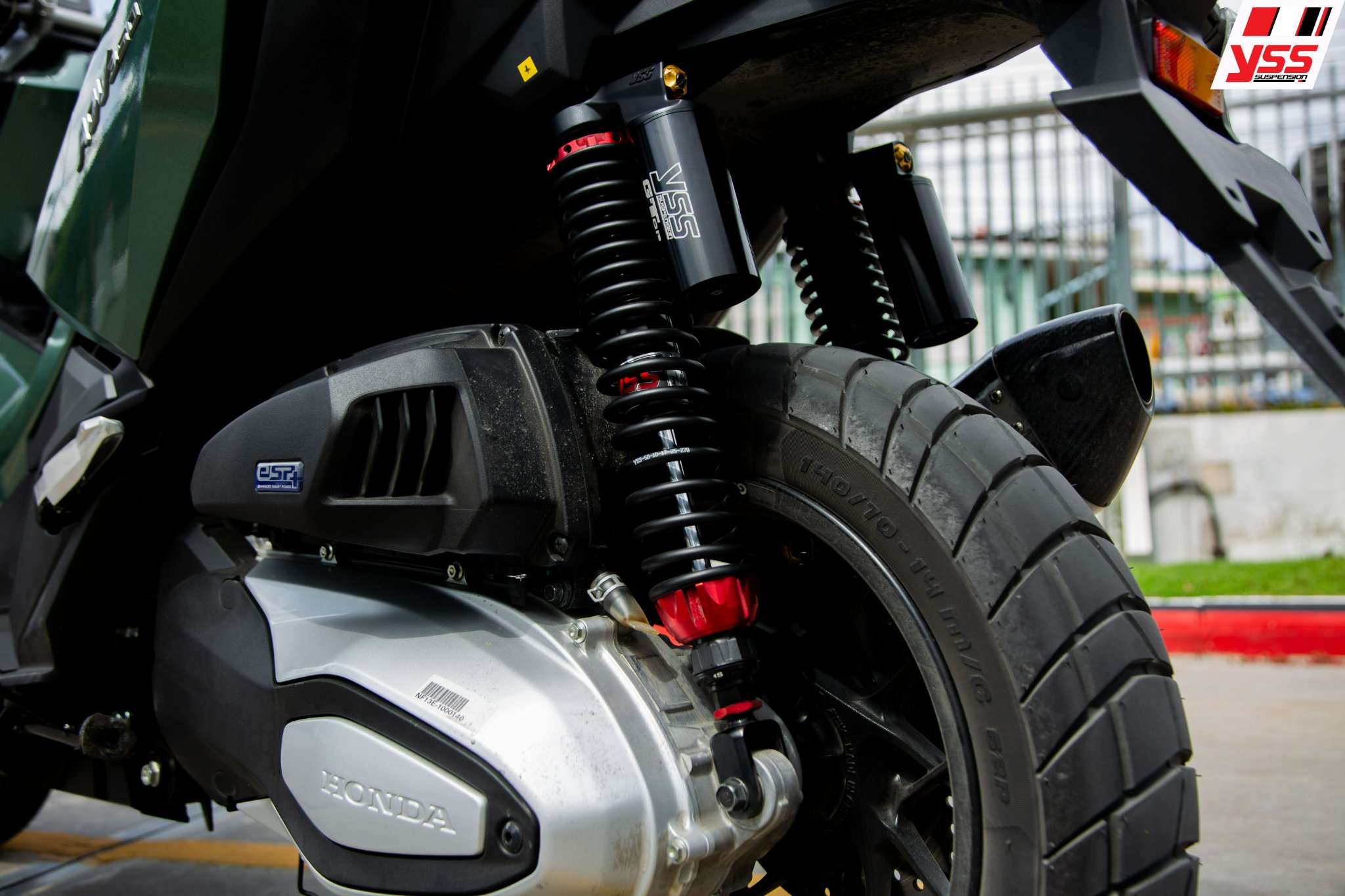 โช็คหลัง YSS G-SPORT ADV 350 ขนาน445mm - 420mm โหลด1นิ้ว ราคา8900 มีสปริงแดงและดำ