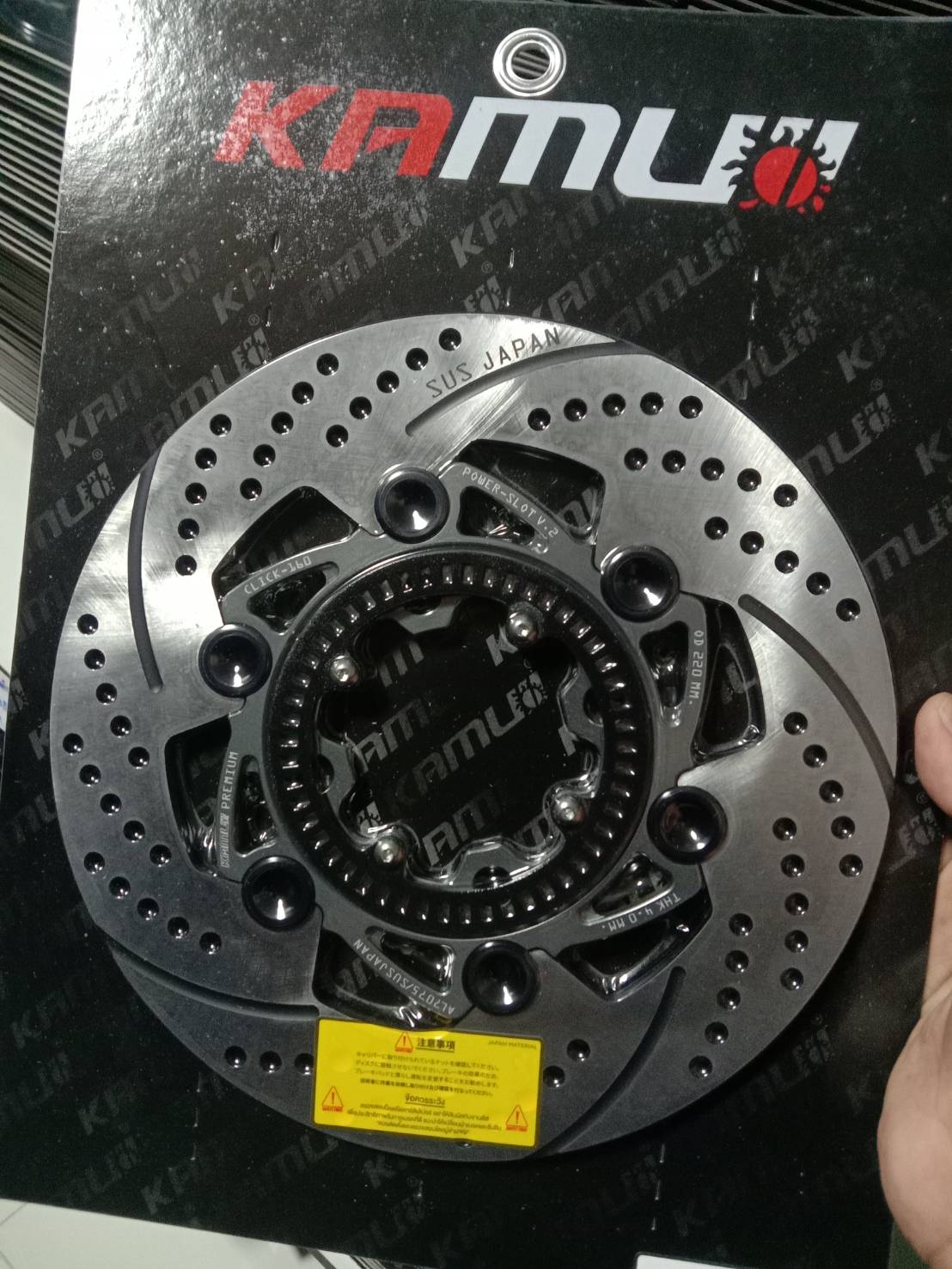 -จาน CLick160-Abs/220 มิลหยักv3-กลมv2 สำหลับใส่กับโช้คแต่ง Giorno รุ่นAbs ราคาขาย 3,300 บาท