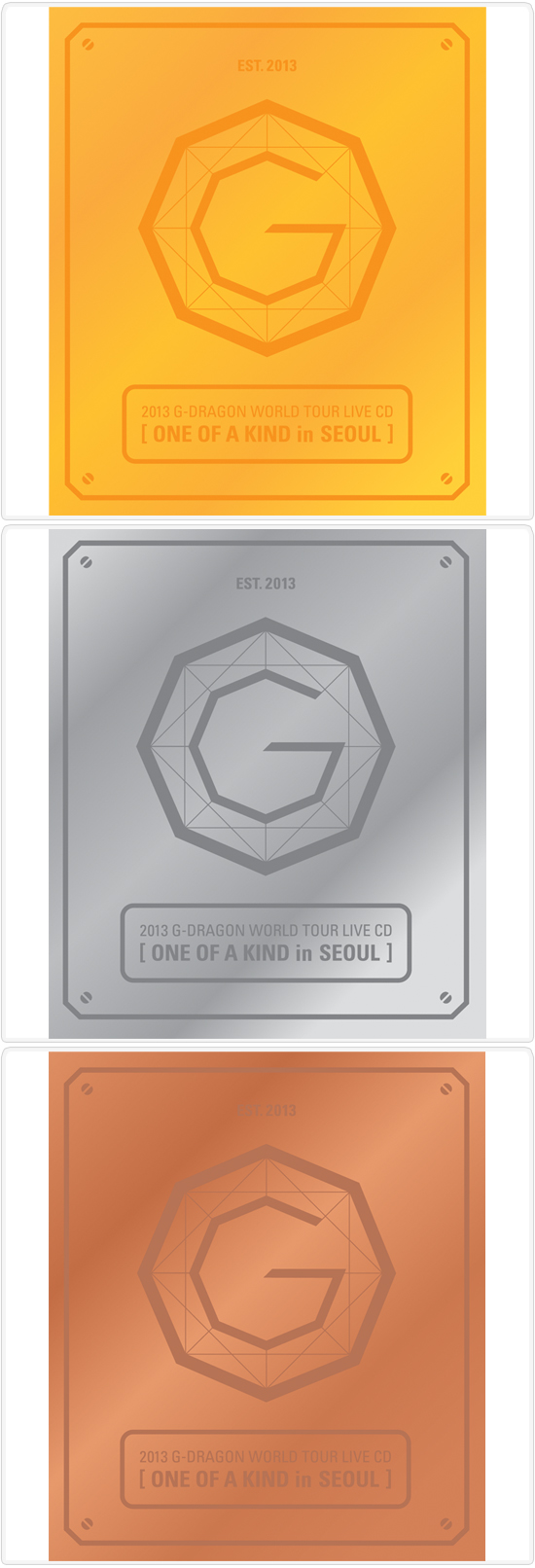 [PRE-ORDER] G-Dragon - World Tour Live CD "One Of A Kind in SEOUL"