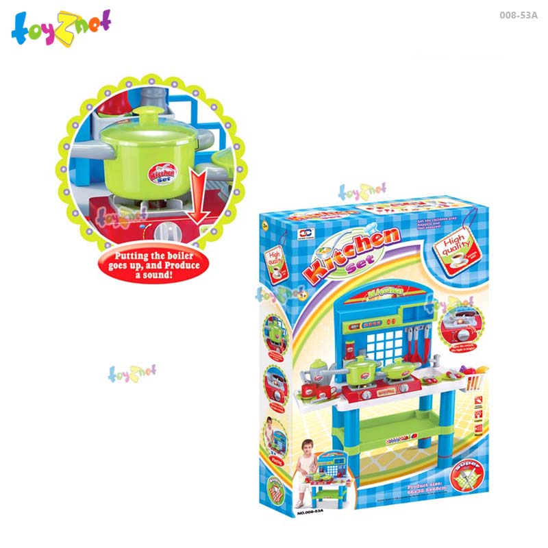 Stove Kitchen Set Blue no.008-53A