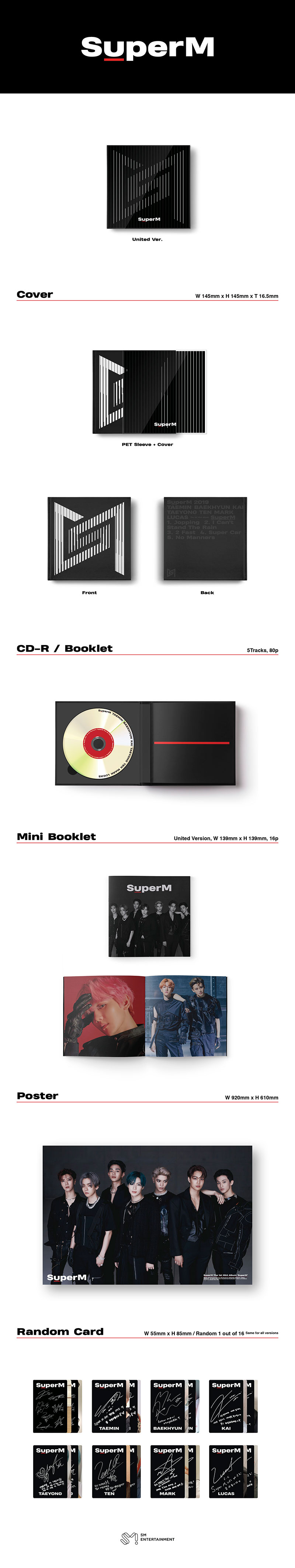 [PRE-ORDER] SuperM - 1st Mini Album "SuperM"