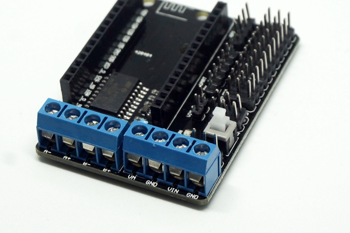 NodeMCU V2 Motor Shield Board (L293D)