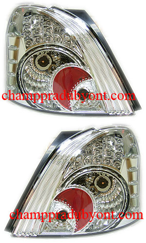 ไฟท้าย TOYOTA YARIS 06-08 ขาว LED