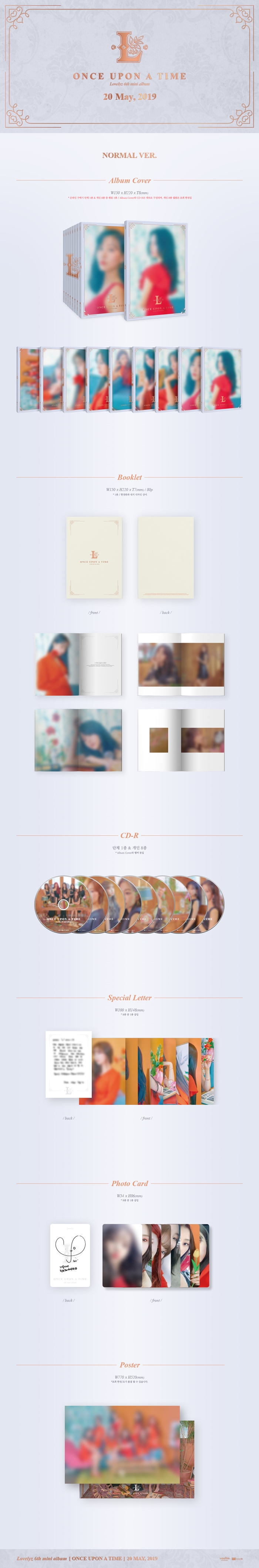 [PRE-ORDER] LOVELYZ - 6th Mini Album "ONCE UPON A TIME"