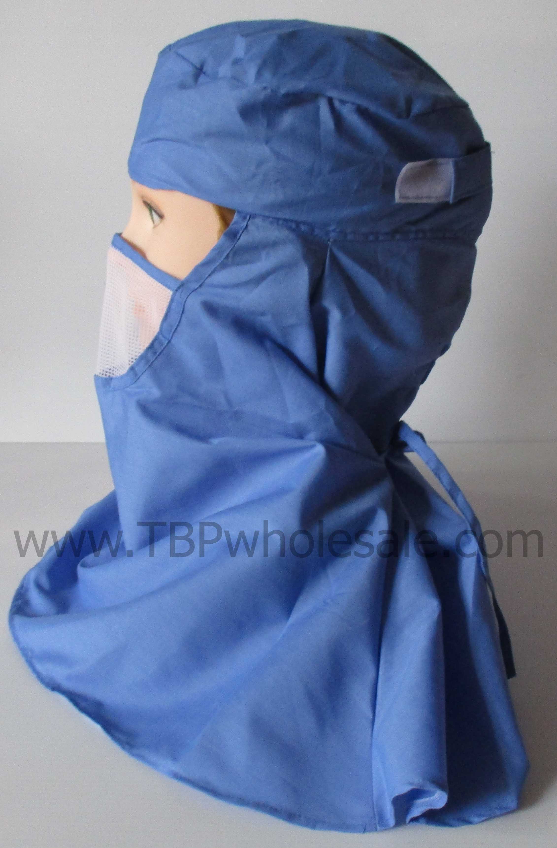 KA-007===ราคาส่ง 95 บาท ขั้นต่ำ 100 ใบ หมวกคลุมไหล่ ไม่มีปีกหมวก ผ้าทั้งใบ มีตาข่ายปิดปากหนึ่งชั้น ผูกเชือกด้านหลัง มีเทปเมจิกปรับศรีษะ สนใจติดต่อ 0810110084