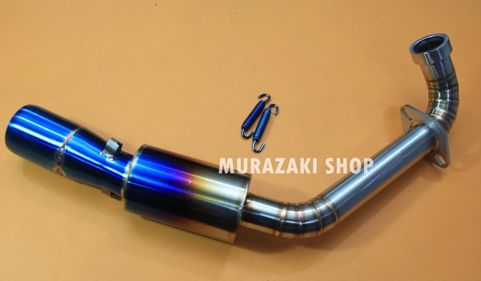 คอท่อ YAMAHA X-MAX สีรุ่ง คอบอม ราคา1800