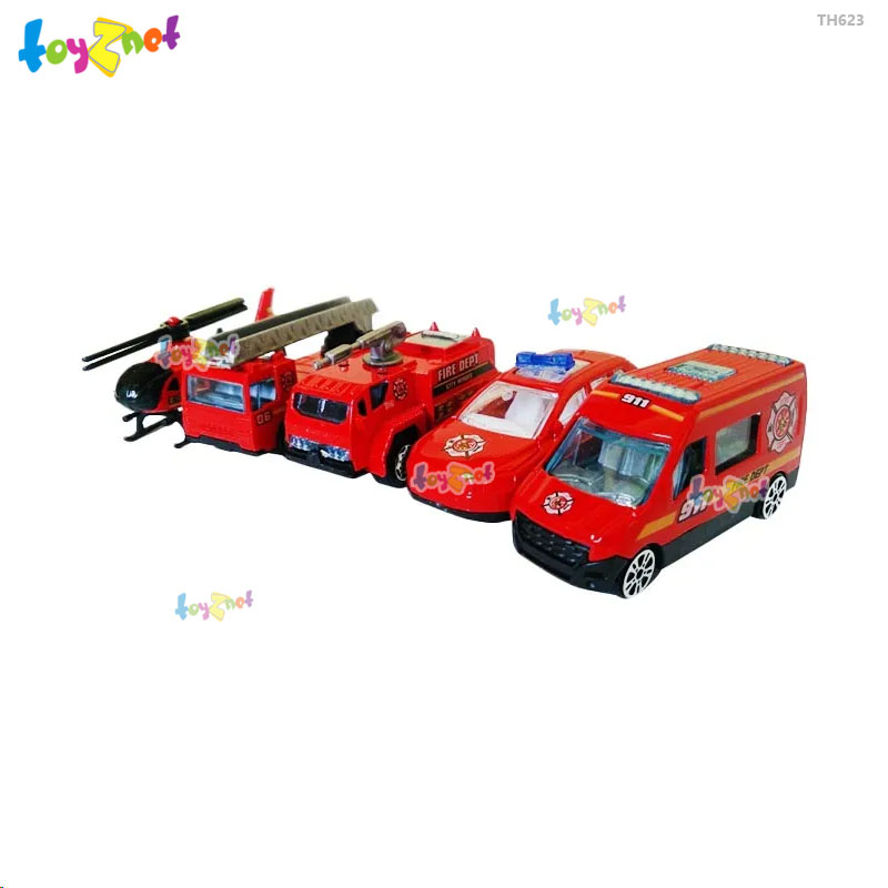 Toyznet ส่งฟรี รถเหล็ก DIE-CAST 4 แบบ รุ่น TH623