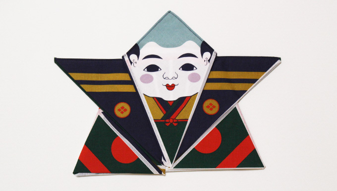 ผ้าห่อเบนโตะ Origami Furoshiki ลาย Fuku suke