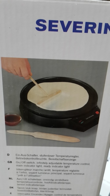 เตาเครปไฟฟ้า เตาขนมเครป ขนมแพนเค้ก 12นิ้ว