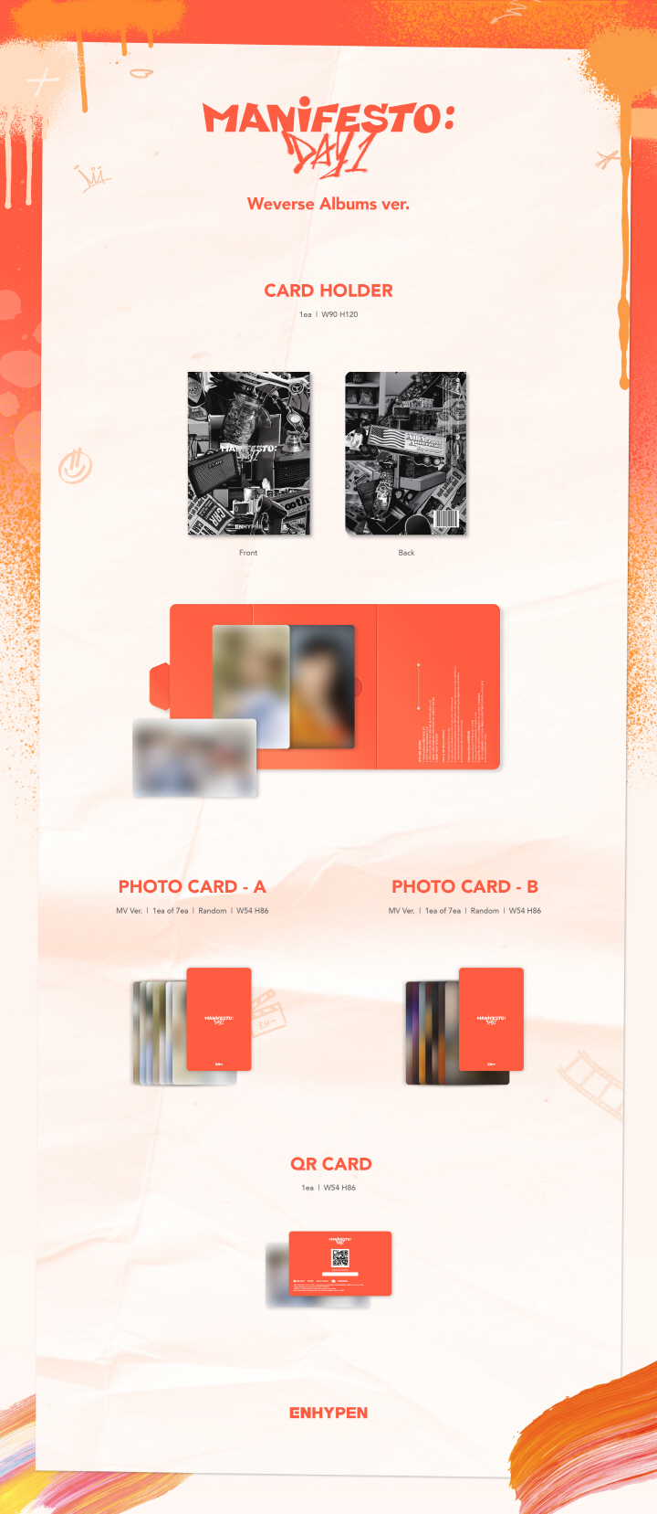 [PRE-ORDER] ENHYPEN - MANIFESTO : DAY 1 (Weverse Albums ver.)