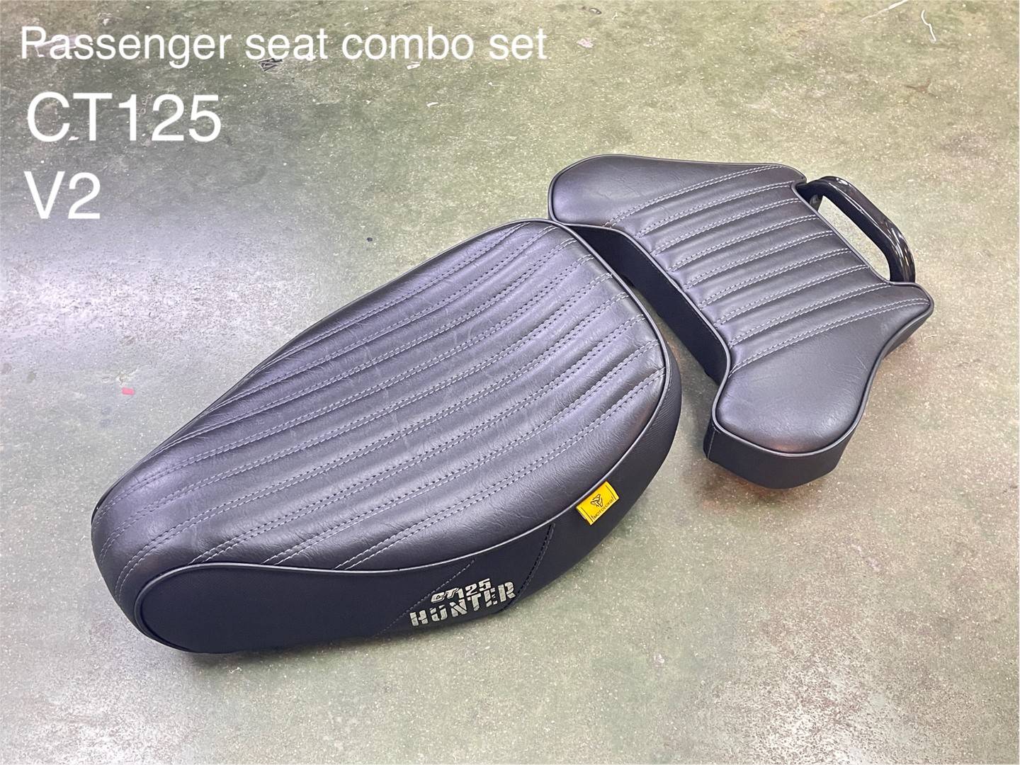 เบาะสั้นCT125 + เบาะเสริมตะแกรงท้ายเดิม “ MotoLordD “