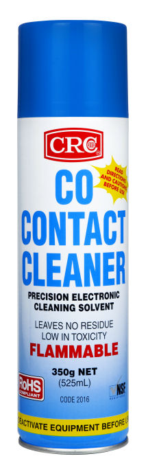 น้ำยาล้าง เมนบอร์ด หน้า คอนแทค แผงวงจร สวิทช์ รีเลย์ มอเตอร์ - 2016 CRC CO Contact Cleaner 350g / 550ml