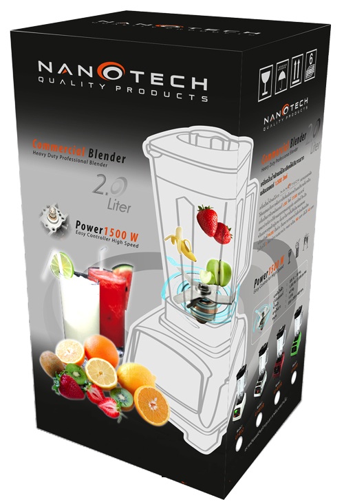 เครื่องปั่นน้ำผลไม้ Nano 1500w สมูทตี้ Smoothie Maker