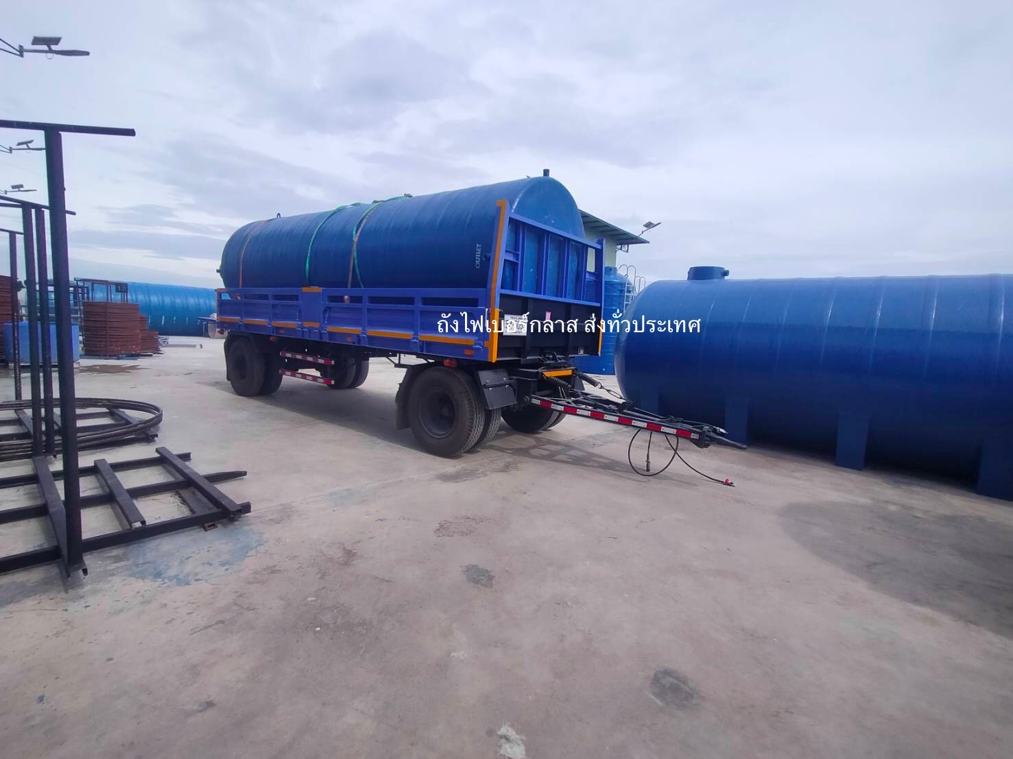 ไฟเบอร์กลาส ID.TANK แทงค์น้ำ ถังเก็บน้ำบนดิน 10000 ลิตร ทรงกระบอก รับประกันตัวถัง 10 ปี มี มอก. จัดส่งทัวประเทศ