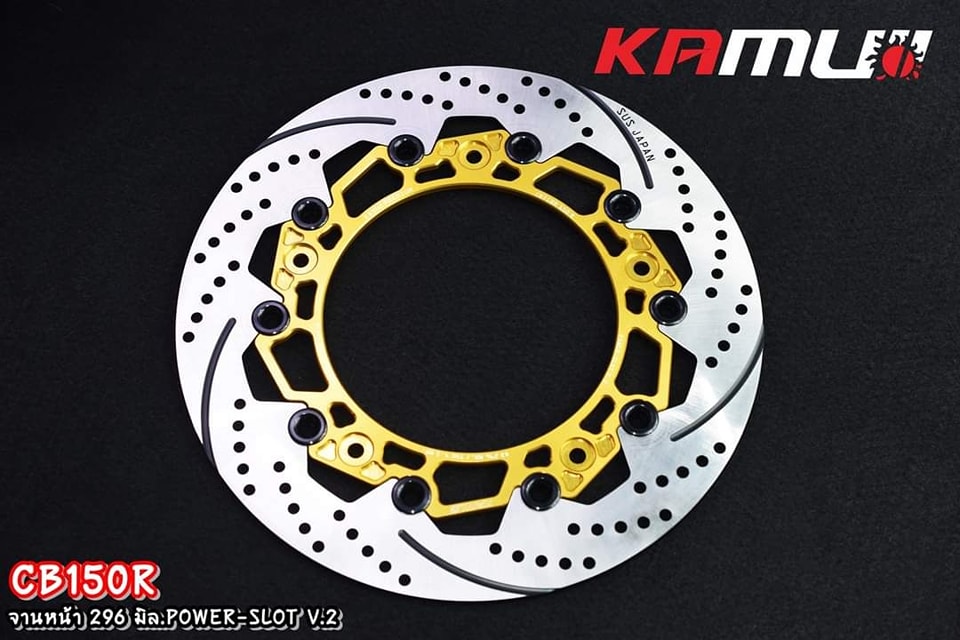จานดิสก์หน้าCB150R 296 มิล . Power-Slot V.2