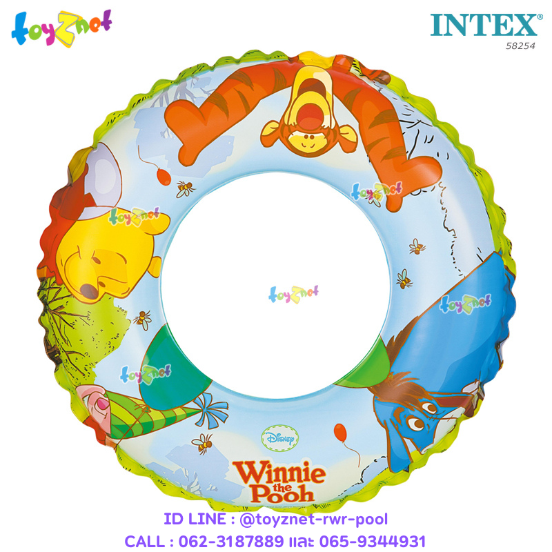 Intex Tigger And Pooh Swim Ring 24in (61cm) Blue no.58254