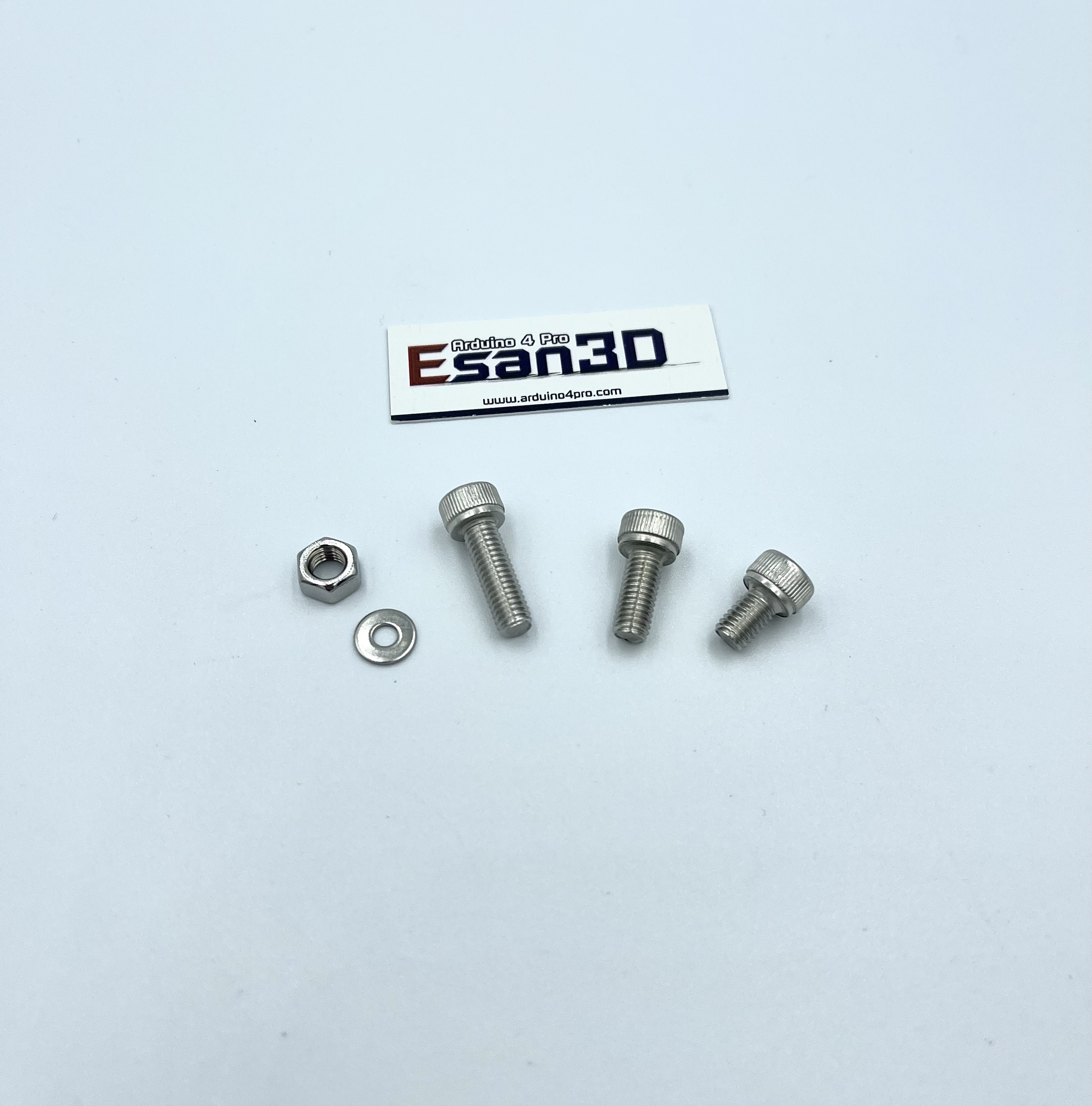 สกรูหัวหกเหลี่ยม (Hex head cap stainless steel)