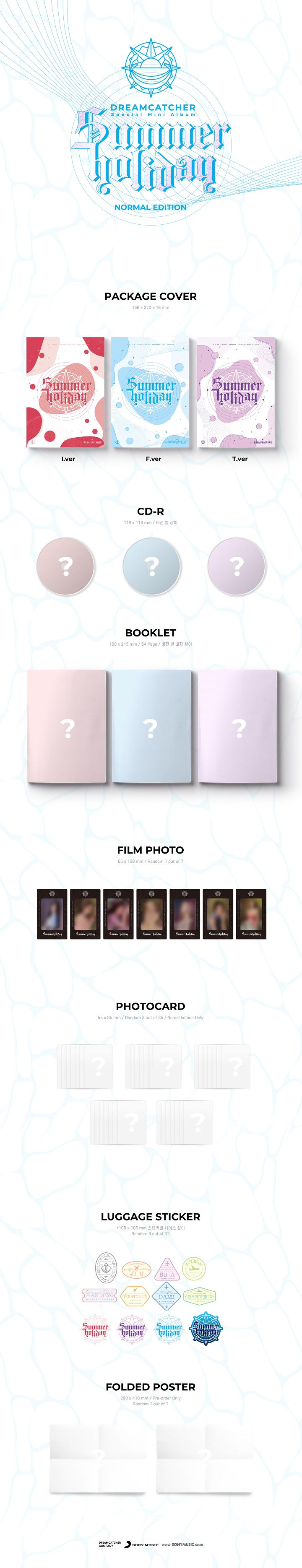 [PRE-ORDER] DREAMCATCHER - Special Mini Album "Summer Holiday" (Normal Edition)