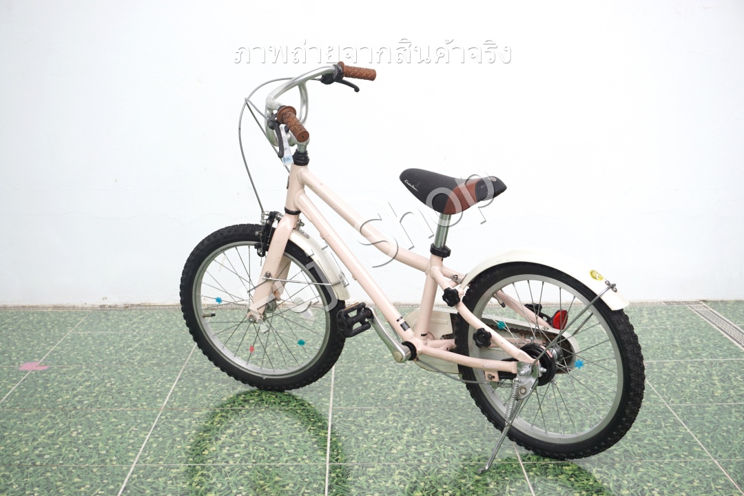 จักรยานเด็กญี่ปุ่น - ล้อ 18 นิ้ว - ไม่มีเกียร์ - อลูมิเนียม - Khodaa Bloom - สีชมพู [จักรยานมือสอง]