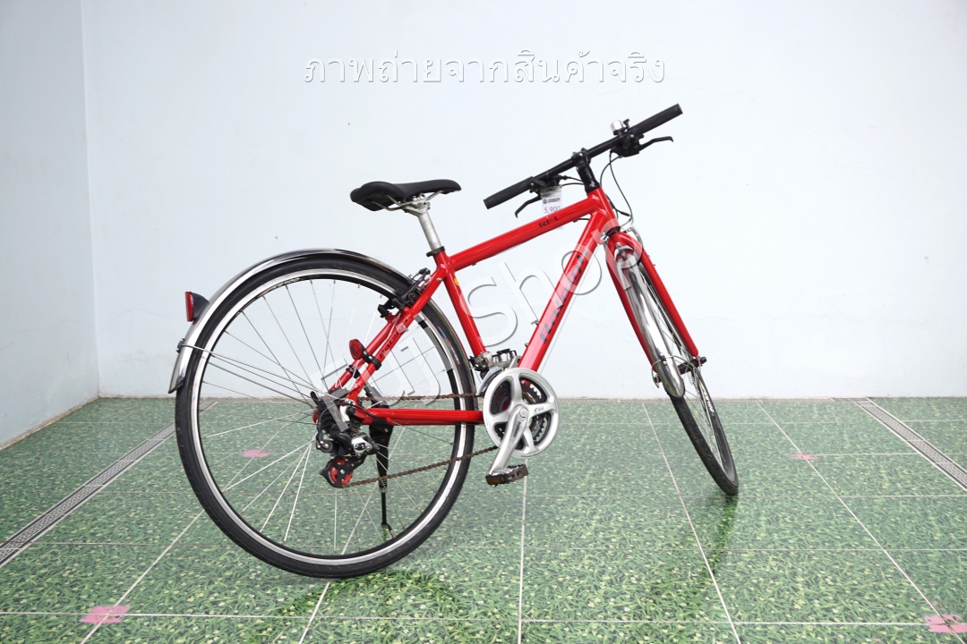จักรยานไฮบริดญี่ปุ่น- ล้อ 700c - มีเกียร์ - อลูมิเนียม - Releigh RF-L - สีแดง [จักรยานมือสอง]