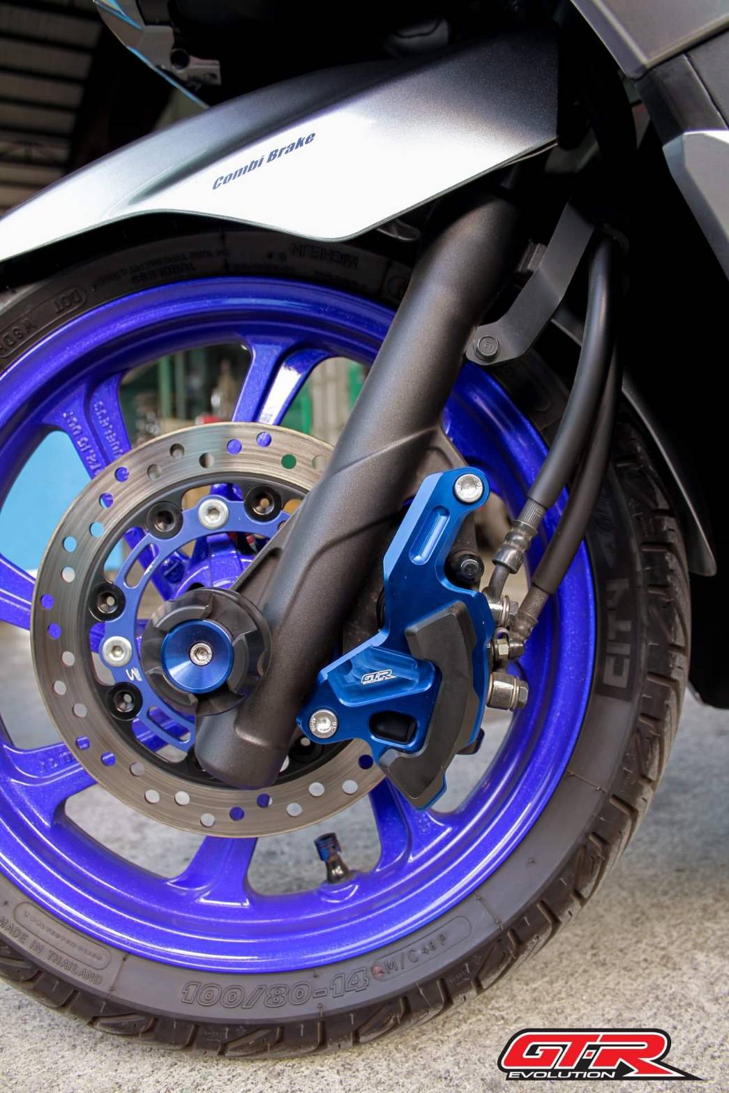 การ์ดปั้มหน้าล่าง CNC GTR PCX-150 NEW 2018 ราคา650