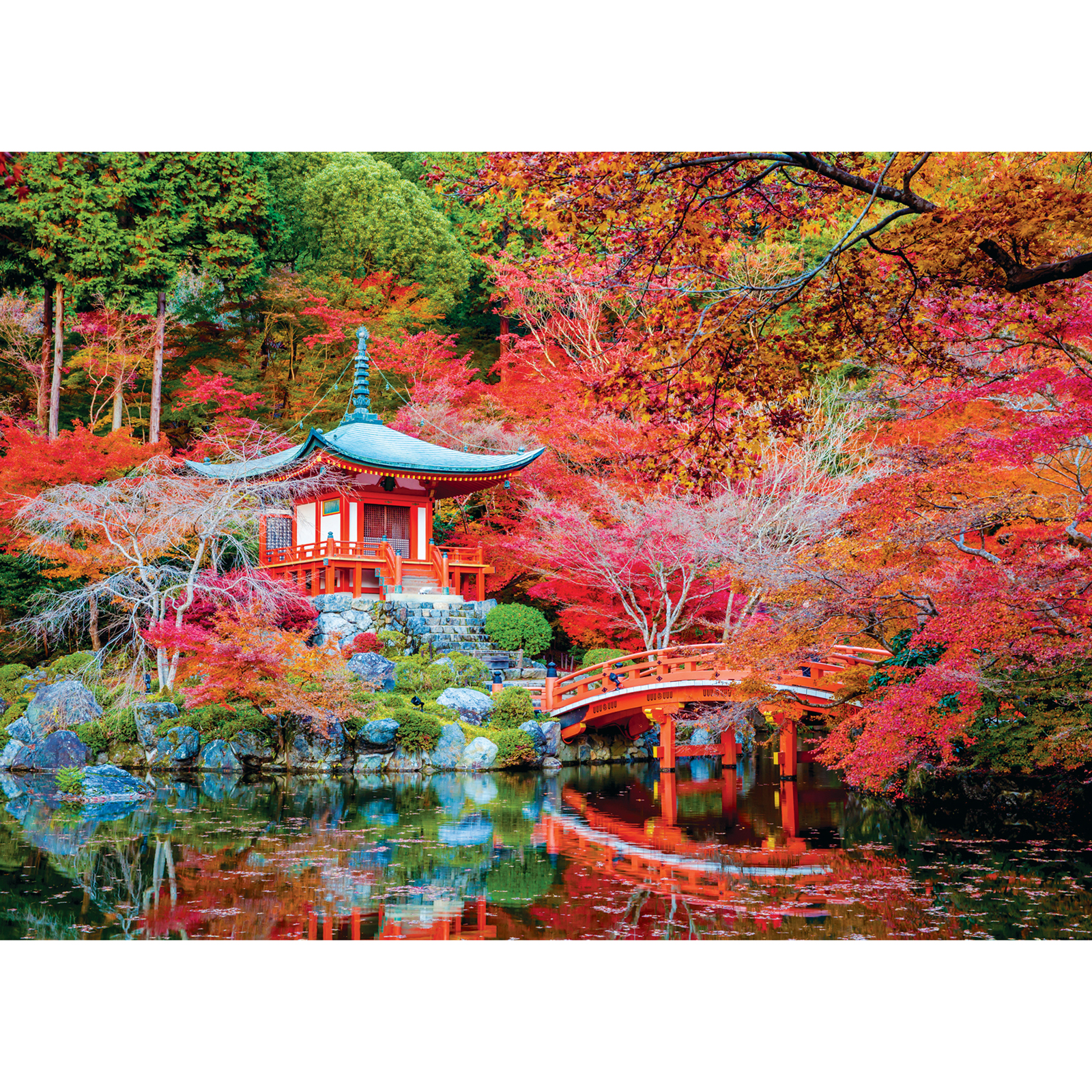 Jigsaw Puzzle ตัวต่อจิ๊กซอว์ 500 ชิ้น T065 Landscapes วิวธรรมชาติ Autumn Japan รูปฤดูใบไม้ร่วง ประเทศญี่ปุ่น MagicLand6