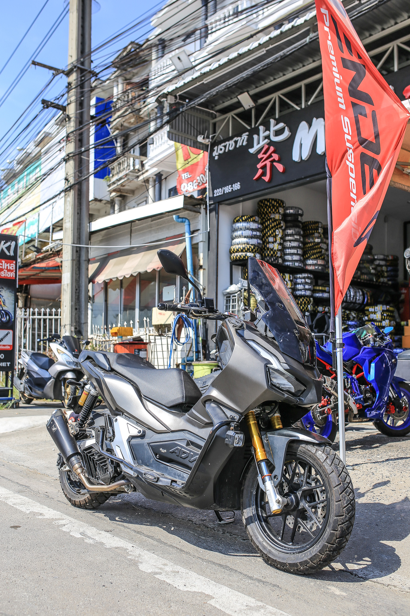 HONDA ADV โช็ค up side down ตรงรุ่น