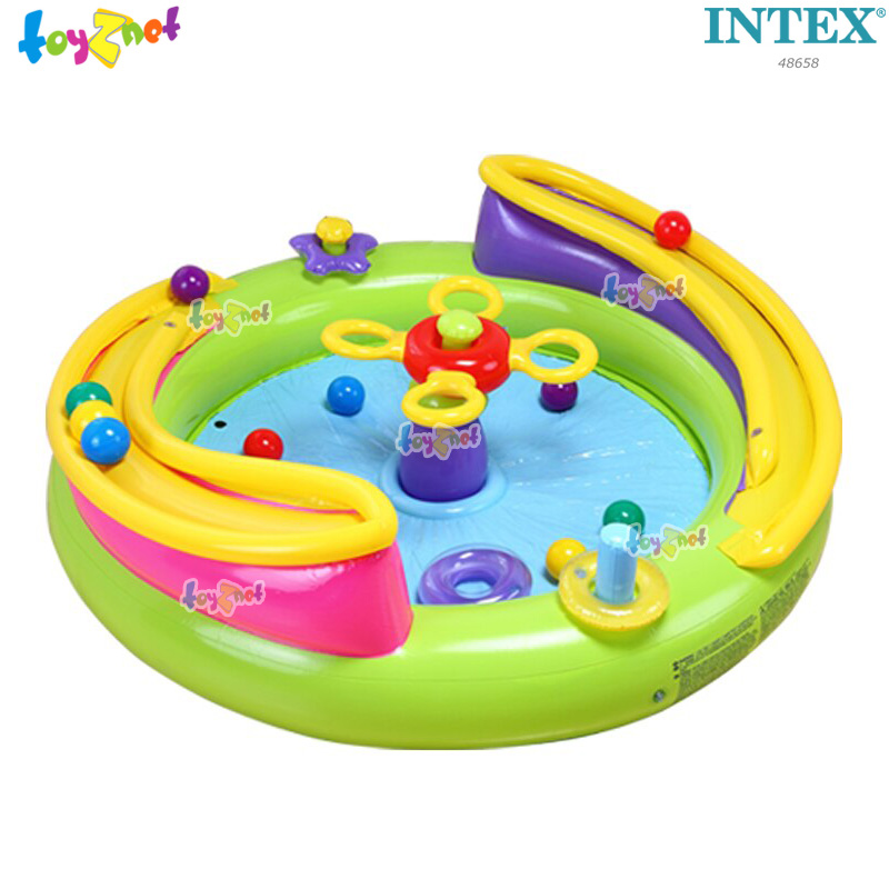 Intex ส่งฟรี สวนสนุกบอล+บอล 10 ลูก รุ่น 48658