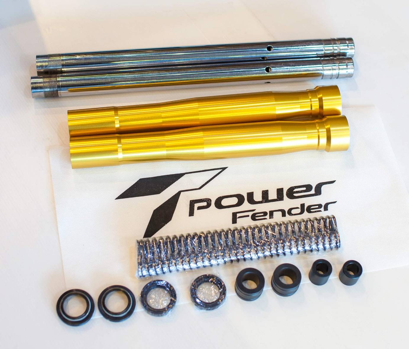 โช๊คหน้าแท้ พร้อมสปริงแบบโหลดหน้าเตี้ย3นิ้ว Power Fender MONKEY 125 ชุดละ11500