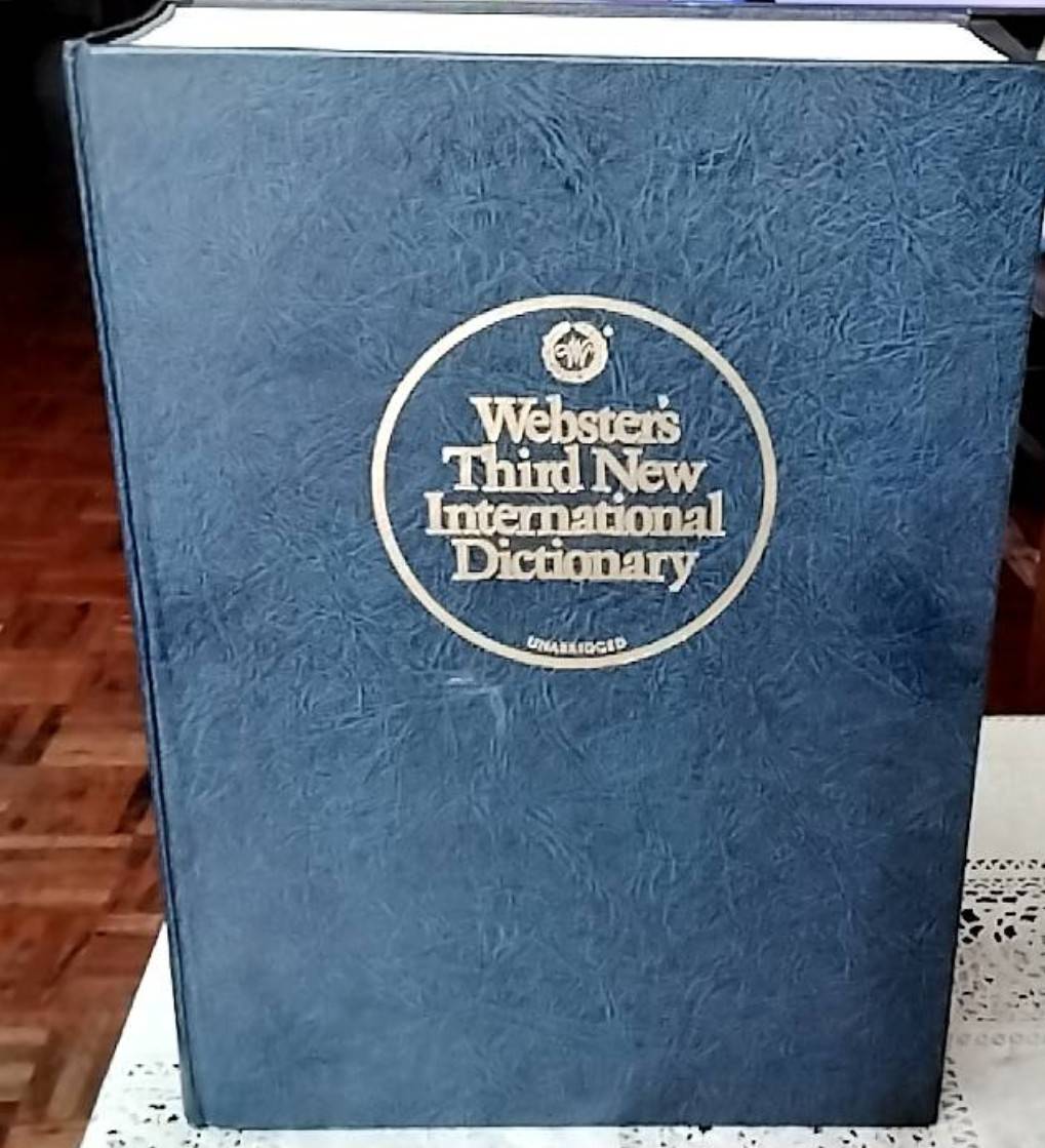 Webster Third New International Dictionary