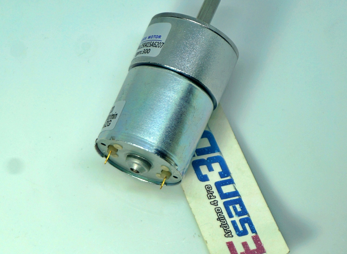 12V DC gear motor แกนตรง (ZGA37RG)