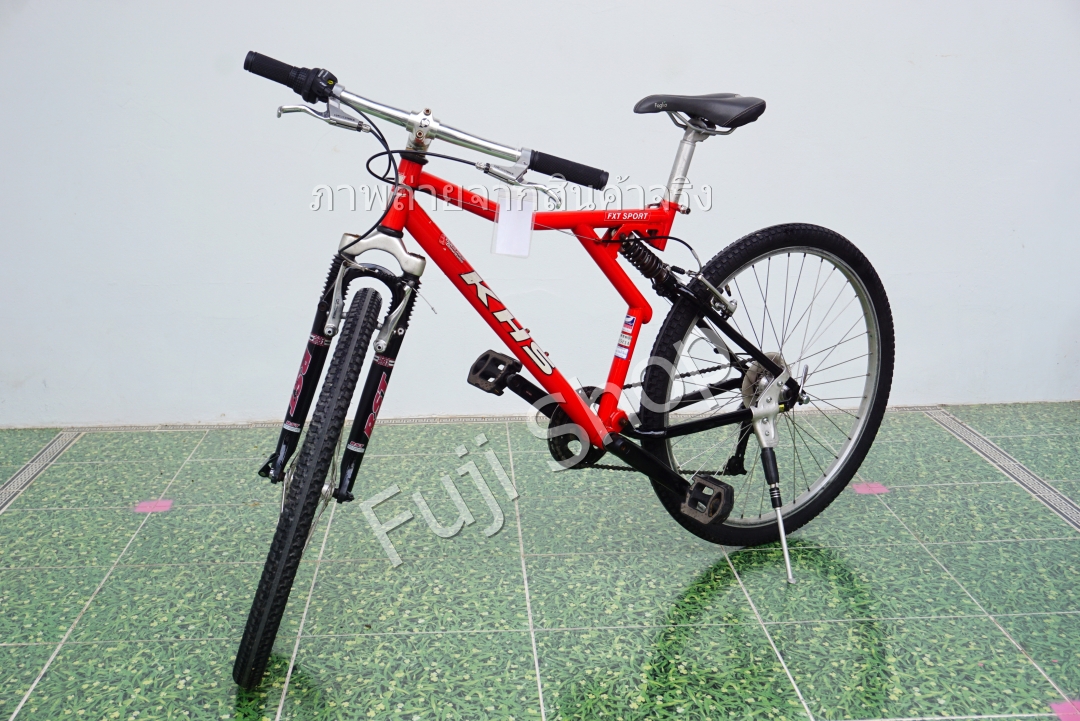 จักรยานเสือภูเขาญี่ปุ่น - ล้อ 26 นิ้ว - มีเกียร์ - มีโช๊ค - KHS PXT SPORT - สีแดง [จักรยานมือสอง]