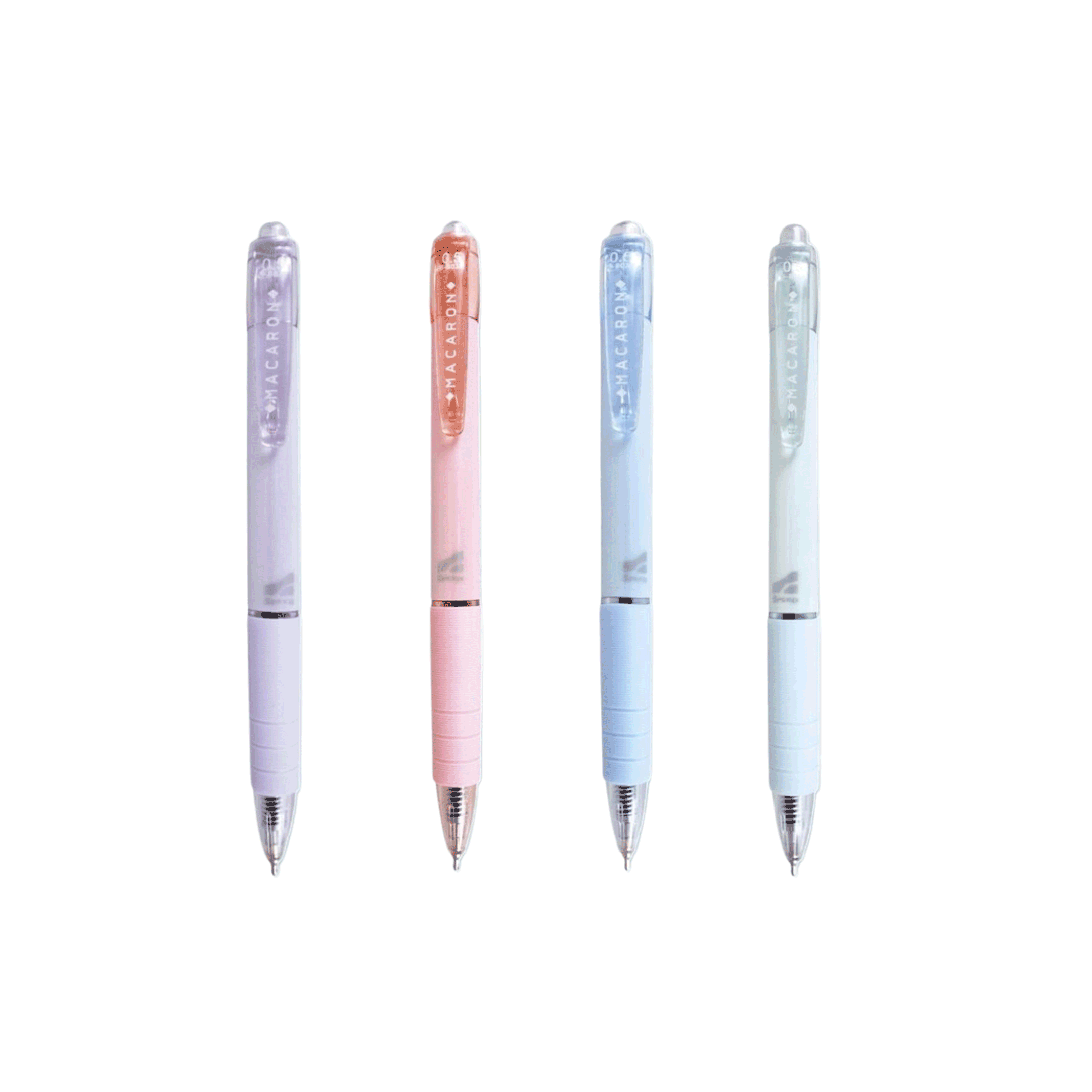 ปากกาลูกลื่น Ball Pen บีเพ็น Bepen รุ่น Speed Macaron หมึกน้ำเงิน ขนาด 0.5มม. จำนวน 1 ด้าม (คละสี)
