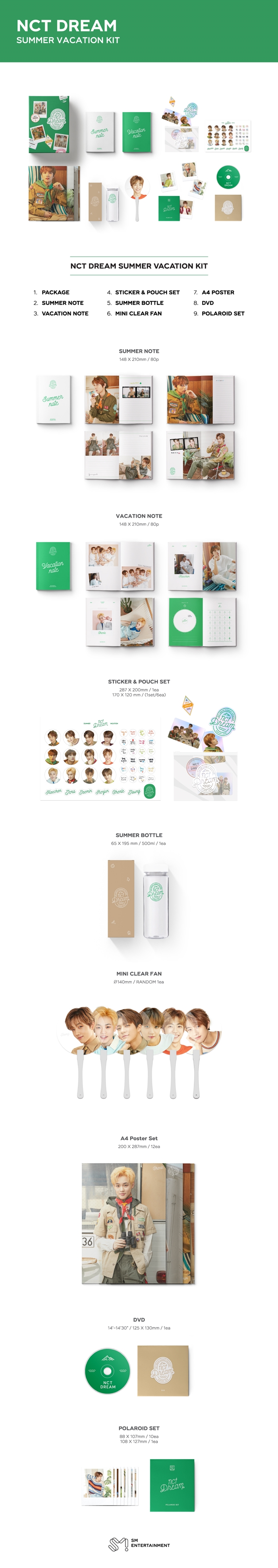 [PRE-ORDER] NCT DREAM - 2019 NCT DREAM SUMMER VACATION KIT