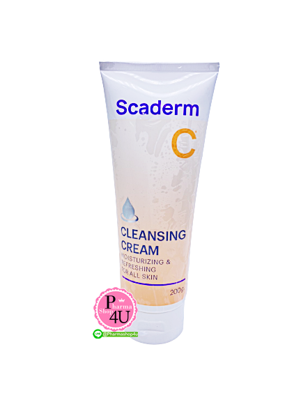 PharmaHof Scaderm Cleansing Cream 200g pH5.5 (สูตรอ่อนโยน)