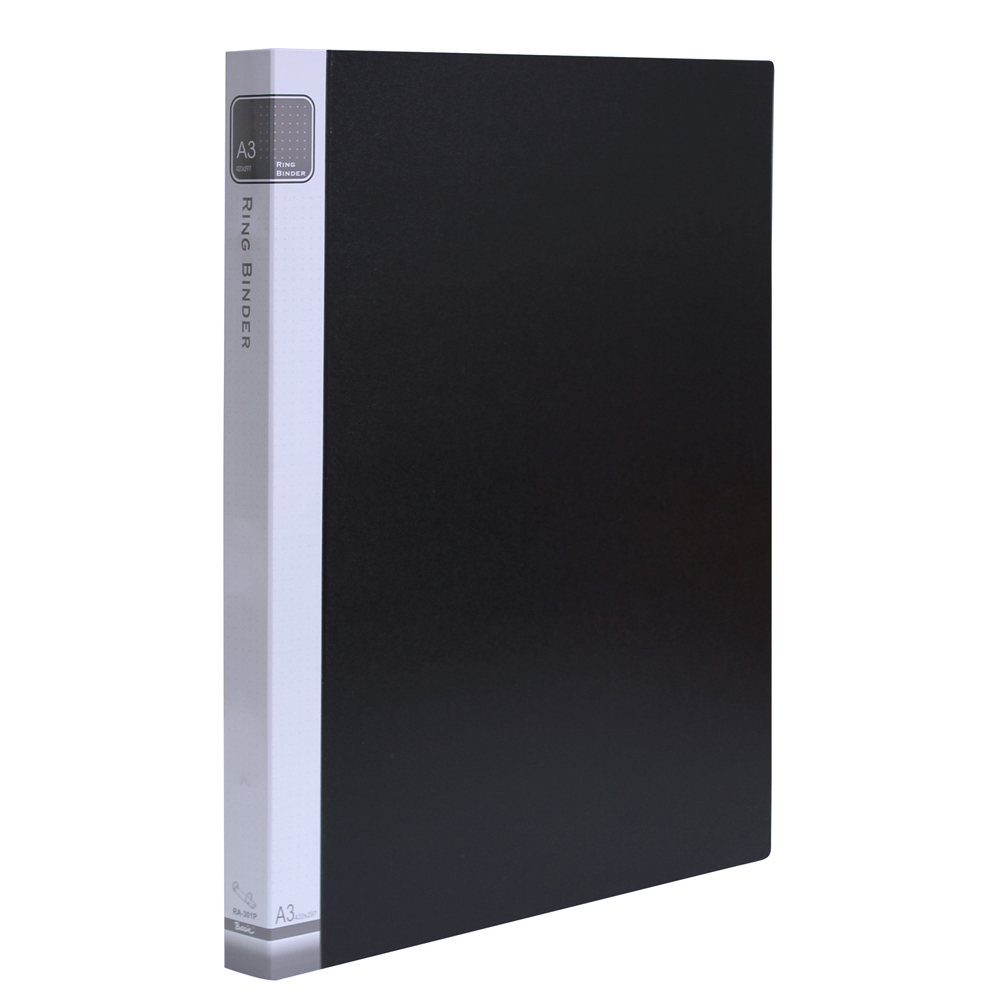 3-Ring Binder A3 with Clear Sheet Protector