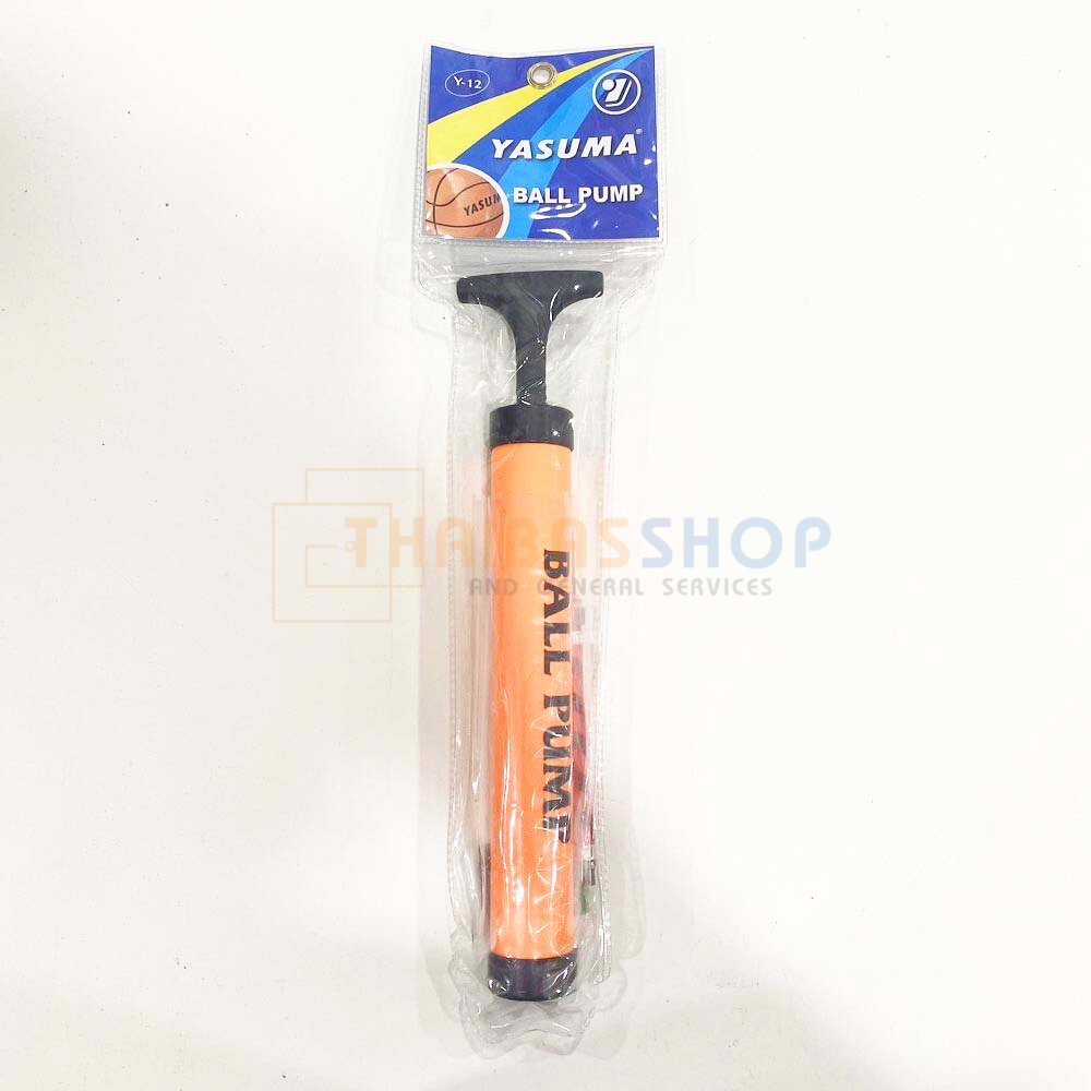 ที่สูบมือ สูบลม สูบมือ ที่เติมลม แบบพกพา พร้อมสายและเข็มเติมลม 3 แบบ Yasuma