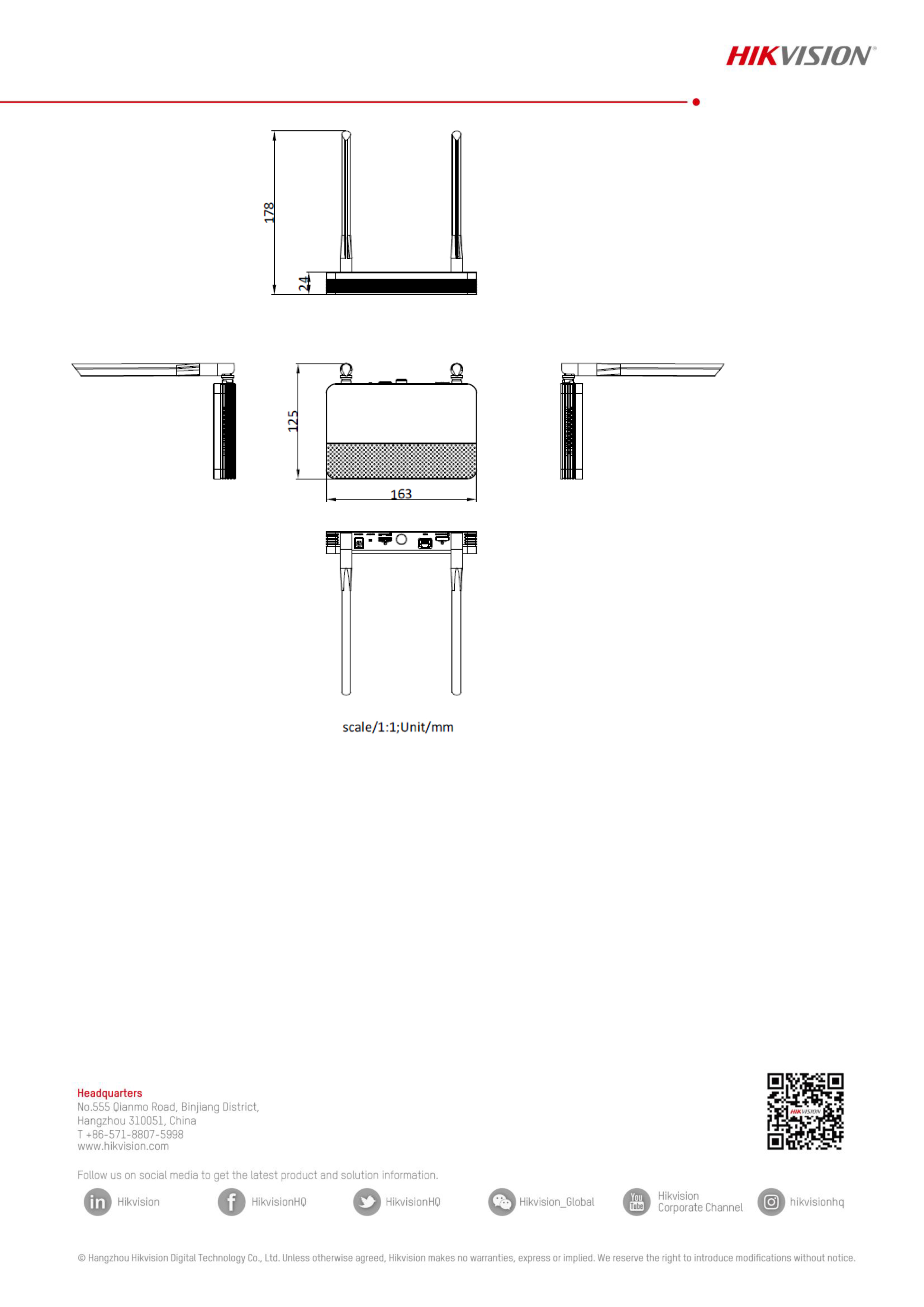HIKVISION NKS422W0H WIFI KIT 2 MP ชุดกล้อง 2 ตัวพร้อมเครื่องบันทึก 4 CH WIFI มีไมค์และลำโพงในตัว ไม่มี port สำหรับต่อจอ BY BILLIONAIRE SECURETECH NKS422W0H