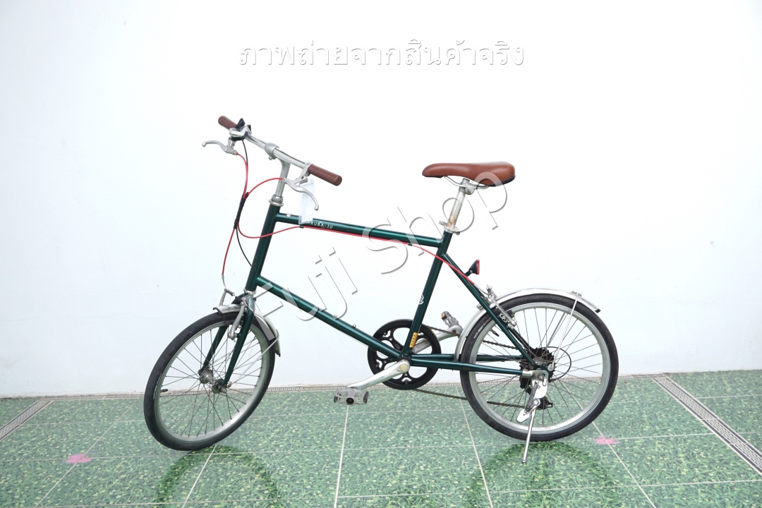 จักรยานญี่ปุ่น - ล้อ 20 นิ้ว - มีเกียร์ - Arubu Ju - สีเขียว [จักรยานมือสอง]