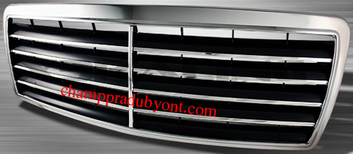 กระจังหน้า BENZ E-CLASS W210 99-02 (E240) แบบโครเมี่ยม 5 เส้น